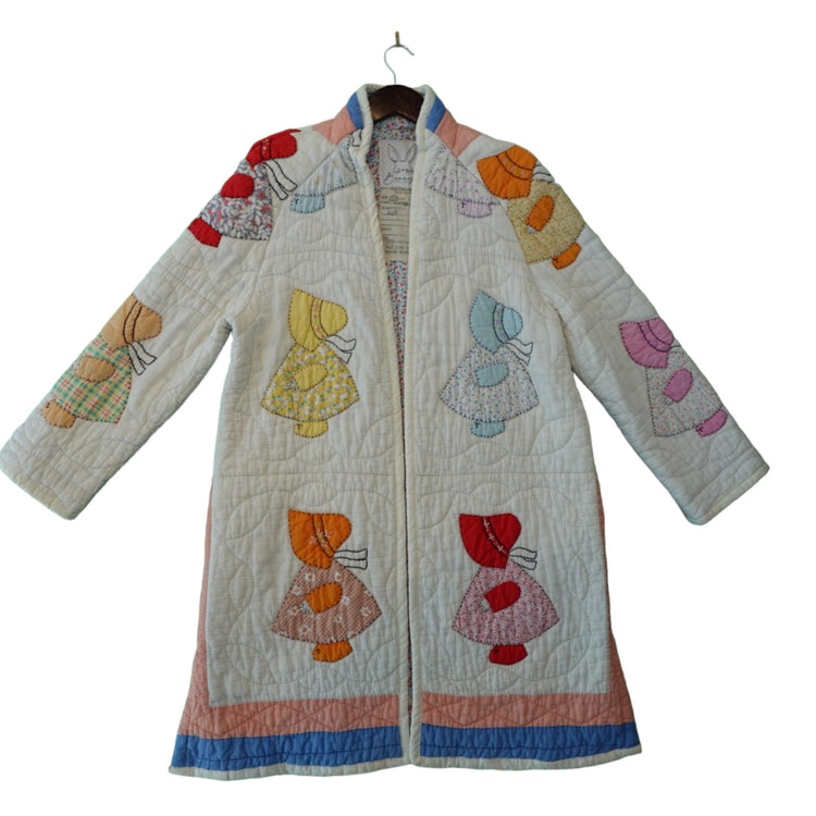 Sunbonnet Sue 1930's Hand Quilted Jacket